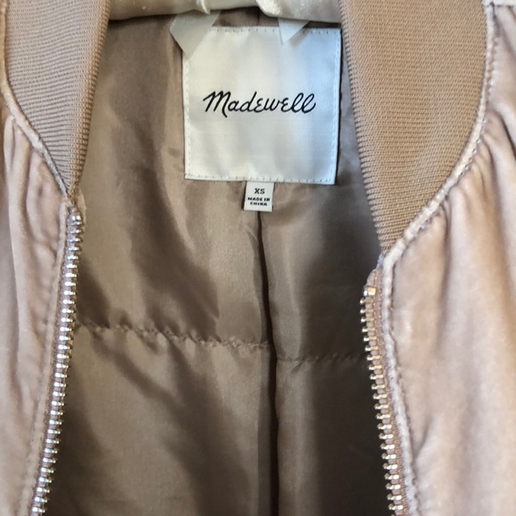 Madewell Velvet Bomber Jacket - Picture 3 of 7